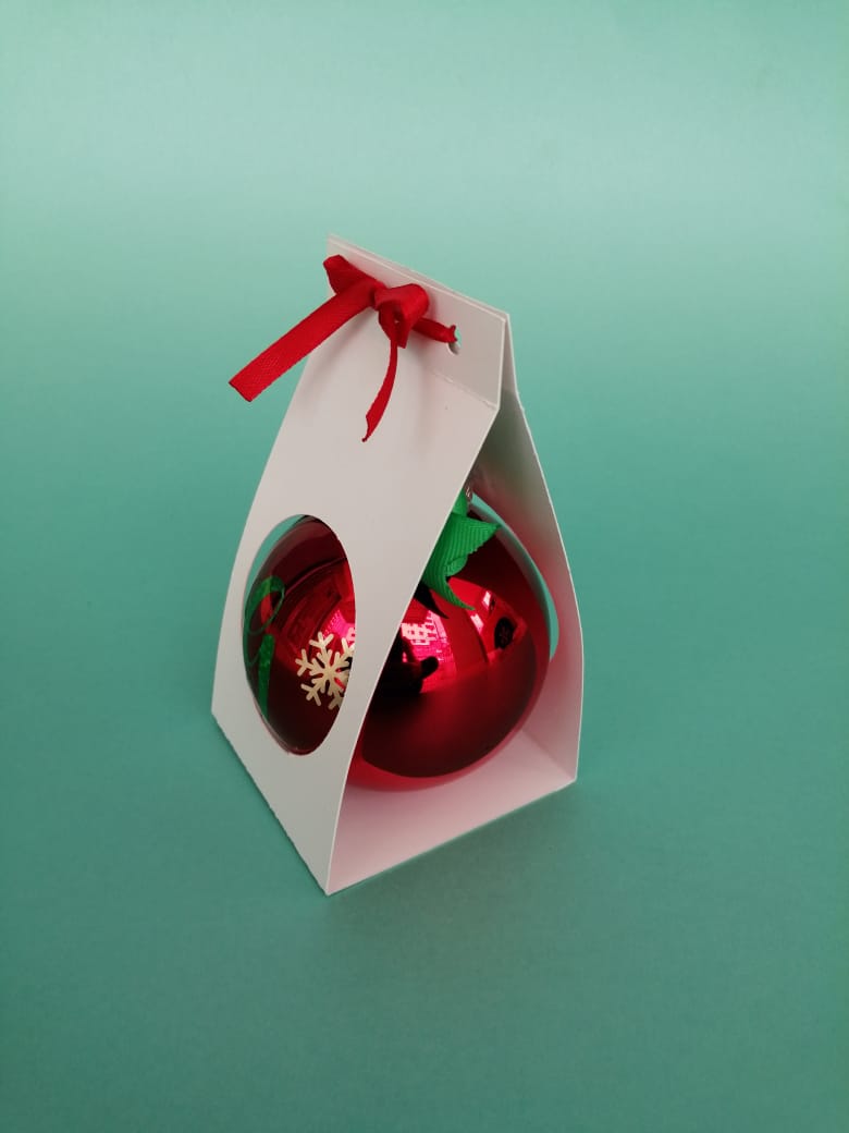 EKNAV01 Cobertores para Postres, Bolas de Navidad