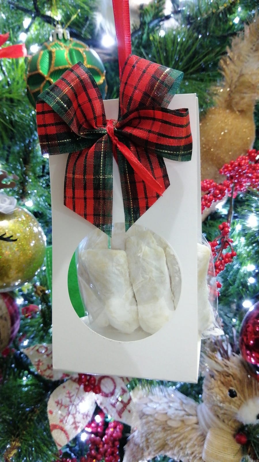 EKNAV01 Cobertores para Postres, Bolas de Navidad