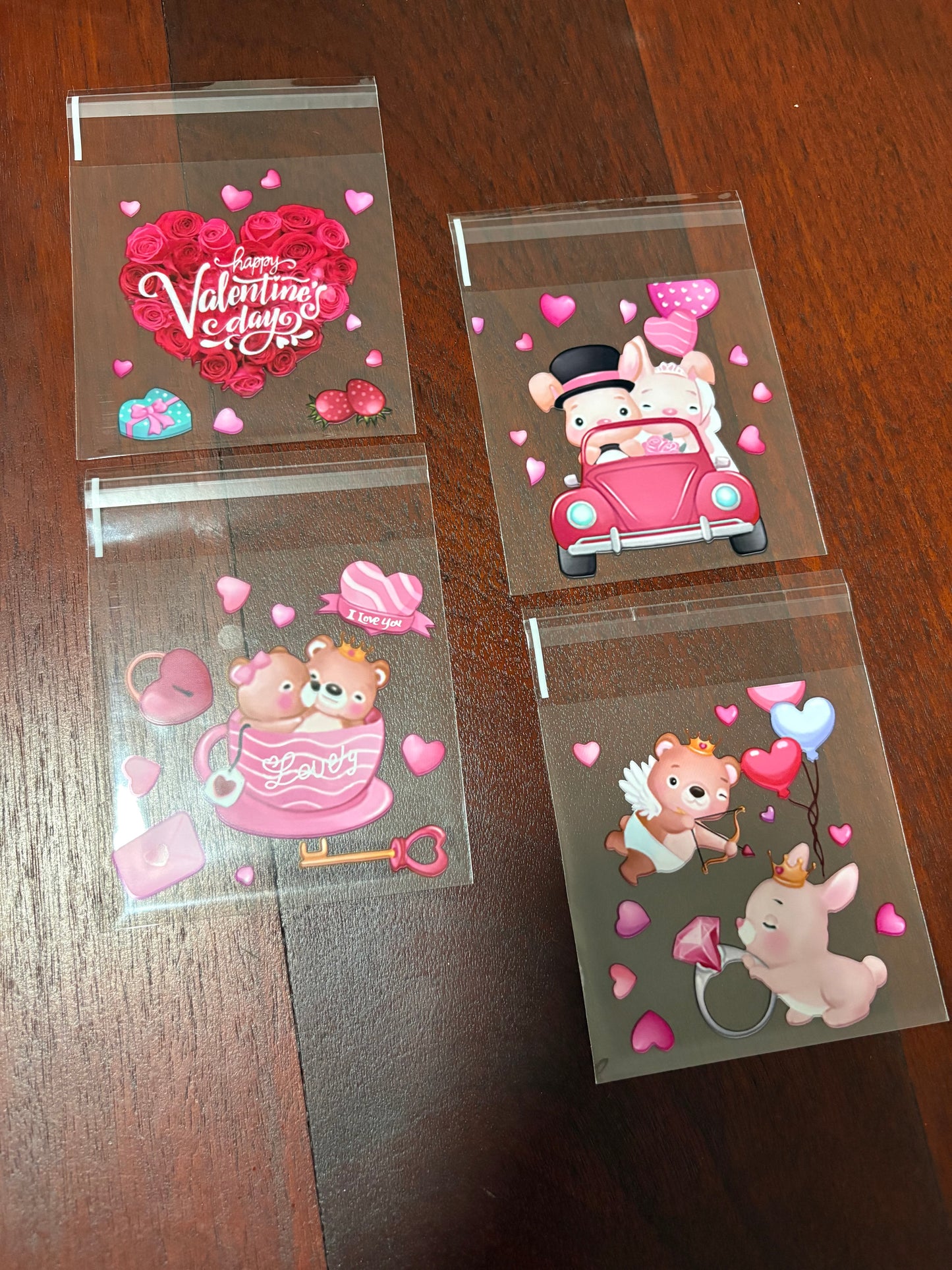 FP03 Fundas San Valentín para Postres y Dulces.