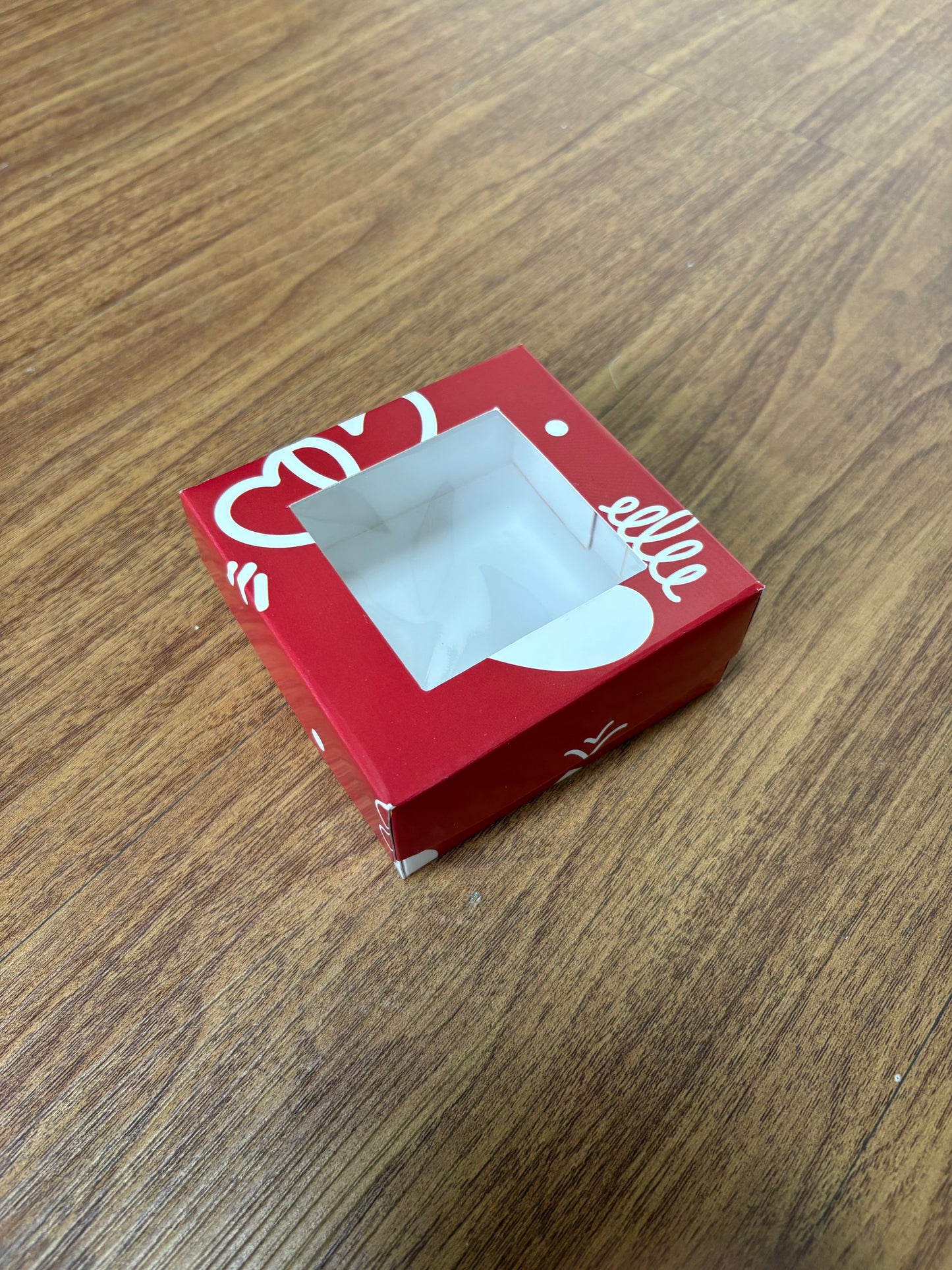 EKAL03 Caja San Valentín para Galletas, Accesorios, Brownies, Jabones etc