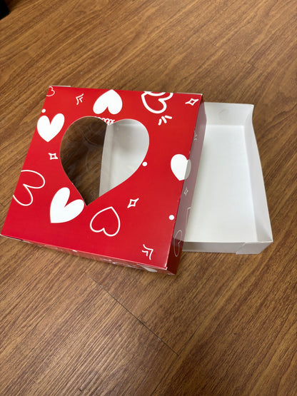 EKAL05 Caja San Valentín para Brownies, Charcutería, Pies, etc